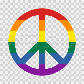 animation regenbogen peace
