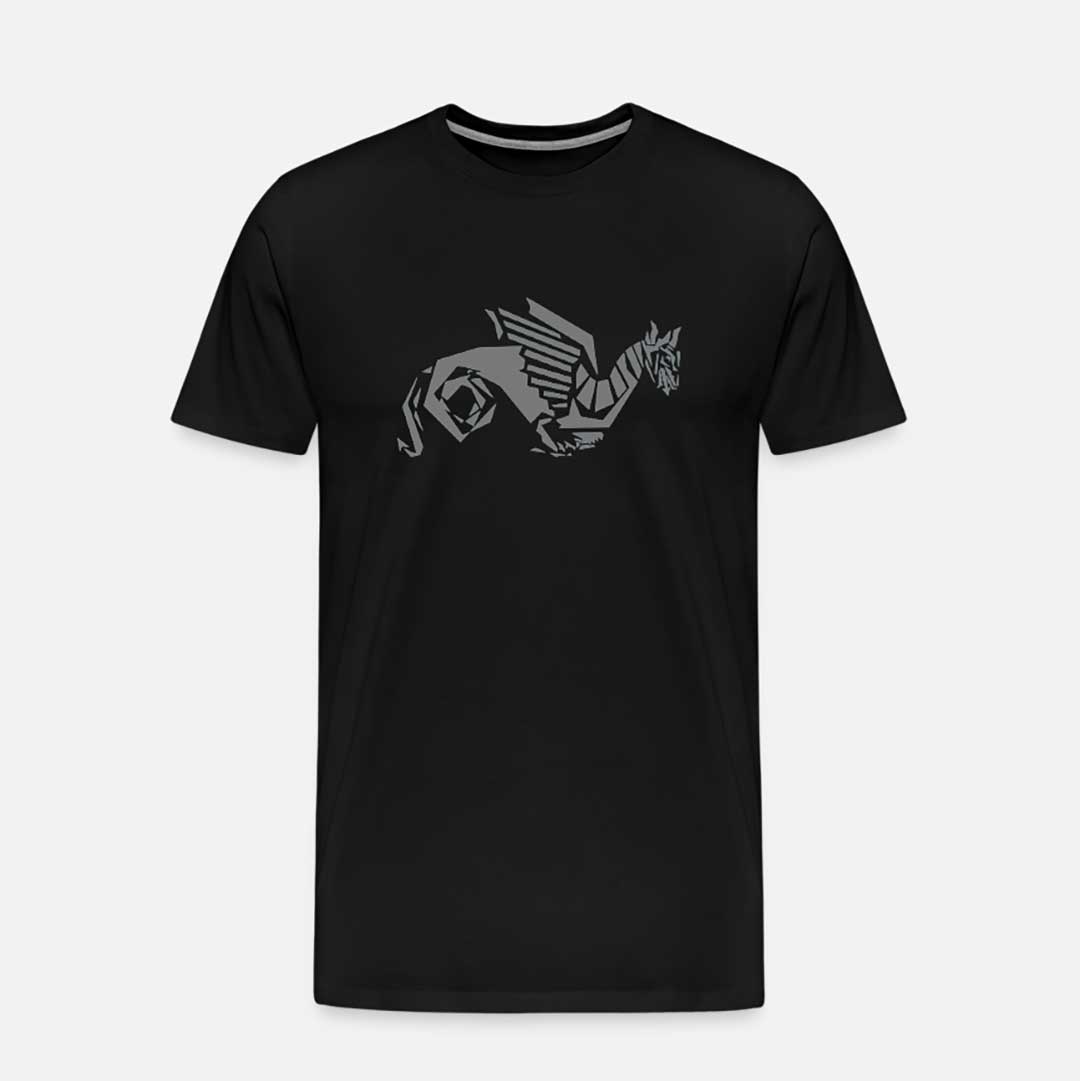 Drache digitales Motiv T-Shirt
