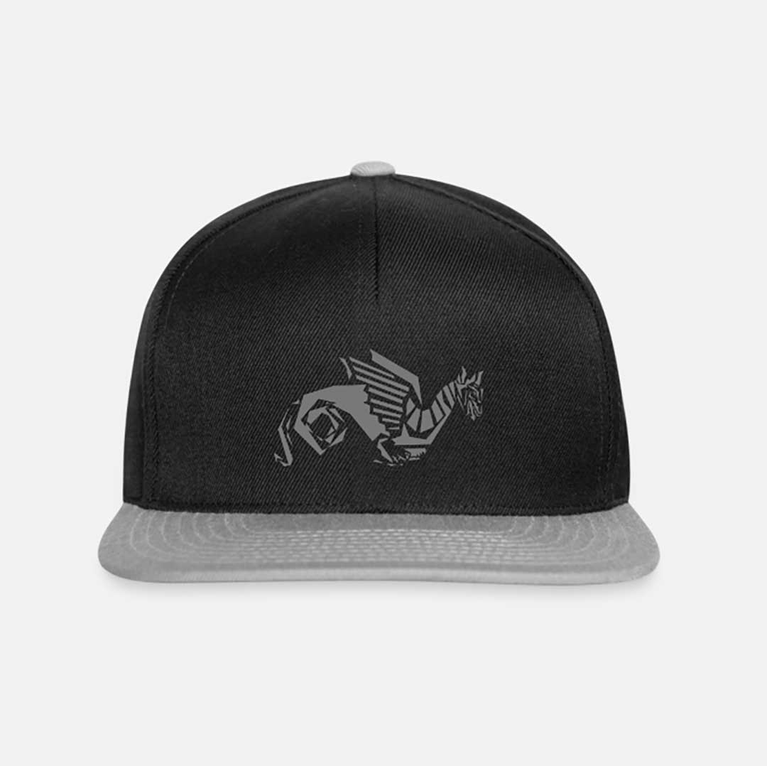 Drache digitales Motiv die Cap