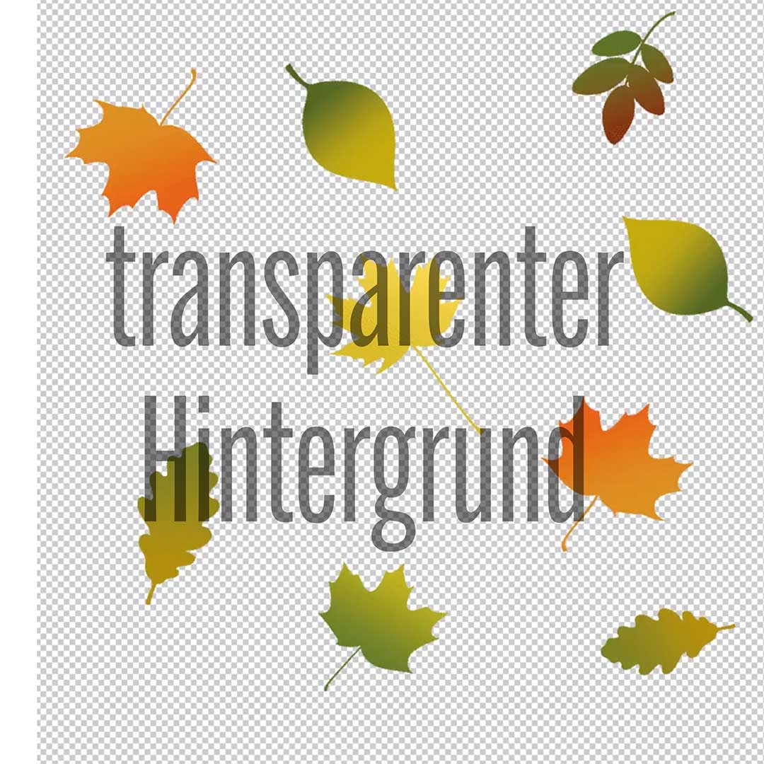Herbst fallende Blätter Animation Anleitung 2